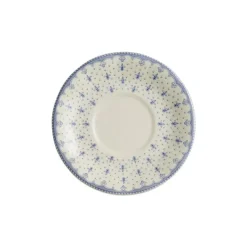 La Cartuja de Sevilla Set de 6 tazas de consomé con platillos colección Flor de Lis Azul > Set Y Servicios|Boles Y Tazas De Consomé