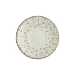 La Cartuja de Sevilla Set de 6 tazas de consomé con platillos colección Flor de Lis Rosa > Set Y Servicios|Boles Y Tazas De Consomé