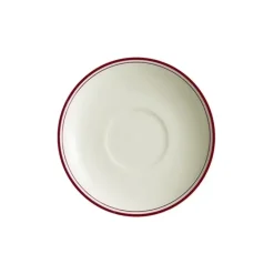 La Cartuja de Sevilla Set de 4 tazas de consomé con platillos colección Basic Line Red > Set Y Servicios|Boles Y Tazas De Consomé