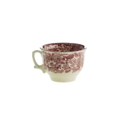 La Cartuja de Sevilla Set de 4 tazas de desayuno con platillos colección 202 Rosa > Set De Tazas Con Platillos