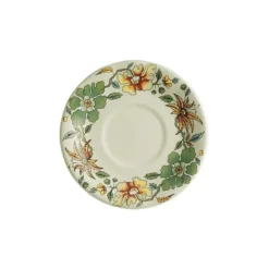 La Cartuja de Sevilla Set de 12 tazas de desayuno con platillos colección Bellavista > Set De Tazas Con Platillos