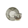 La Cartuja de Sevilla Set de 4 tazas de té con platillos colección Atenea > Set De Tazas Con Platillos