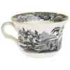 La Cartuja de Sevilla Set de 4 tazas de té con platillos colección Negro Vistas Yellow by Aaron Stewart > Set De Tazas Con Platillos