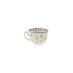 La Cartuja de Sevilla Taza de café colección Flor de Lis Rosa > Tazas