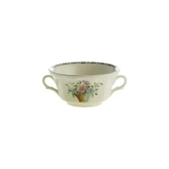La Cartuja de Sevilla Taza de consomé colección Canasto Floral > Boles Y Tazas De Consomé