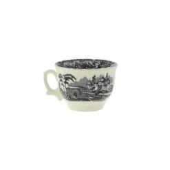 La Cartuja de Sevilla Taza de desayuno colección Negro Vistas > Tazas
