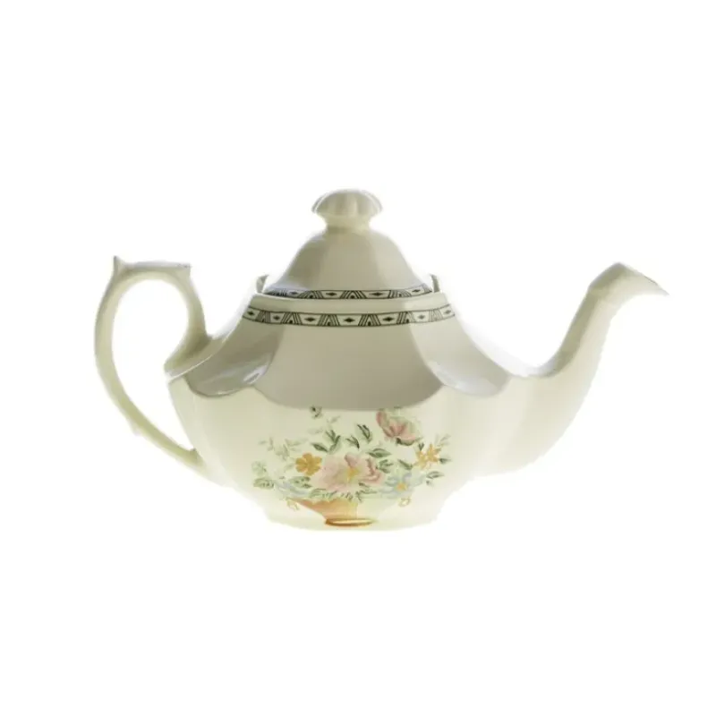 La Cartuja de Sevilla Tetera colección Canasto Floral > Teteras