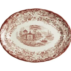 La Cartuja de Sevilla Vajilla completa de 56 piezas colección 202 Rosa > Vajillas