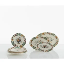 La Cartuja de Sevilla Vajilla completa de 27 piezas colección Bellavista > Vajillas