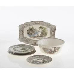 La Cartuja de Sevilla Vajilla completa de 20 piezas colección Atenea > Vajillas