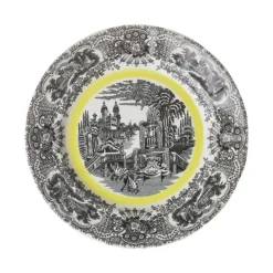 La Cartuja de Sevilla Vajilla completa de 27 piezas colección Negro Vistas Yellow by Aaron Stewart > Vajillas