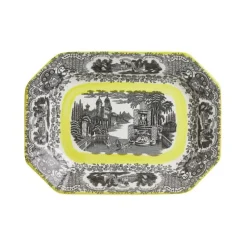 La Cartuja de Sevilla Vajilla completa de 56 piezas colección Negro Vistas Yellow by Aaron Stewart > Vajillas